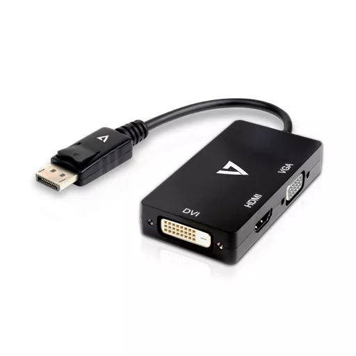 V7 DisplayPort Adapter (m) to VGA, HDMI or DVI (f)