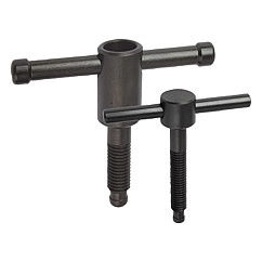 K0756 - Thrust Screws With Fixed & Sliding Handles Size M6-M20