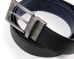 Black and Indigo Reversible Belt