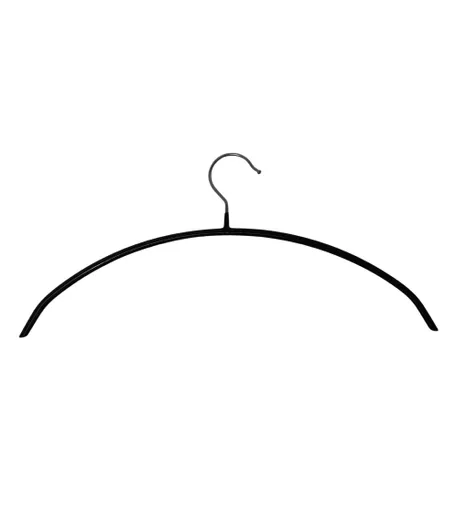 Black Non Slip Clothes Hanger - 415mm