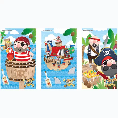Pirate Mini Notepad - Pack of 168