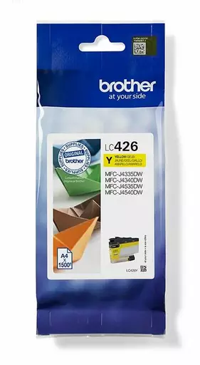 Brother LC-426Y Ink cartridge yellow, 1.5K pages ISO/IEC 19752 for Brother MFC-J 4335