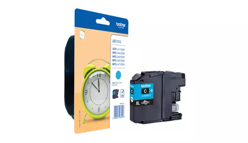 Brother LC-125XLC Ink cartridge cyan, 1.2K pages ISO/IEC 24711 8ml for Brother MFC-J 4510/6920