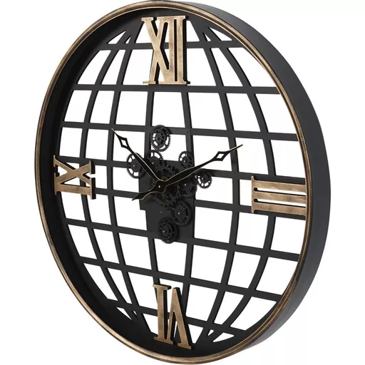 Open Wall Clock Globe and Numerals