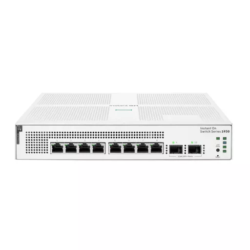 HPE Aruba Networking Networking Instant On Switch 8p Gigabit CL4 PoE 2p SFP 124W 1930