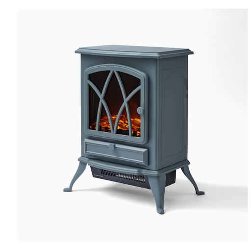 Photos - Fireplace Box / Freestanding Stove Warmlite 2KW Stirling Electric Fire Stove Grey WL46018G 