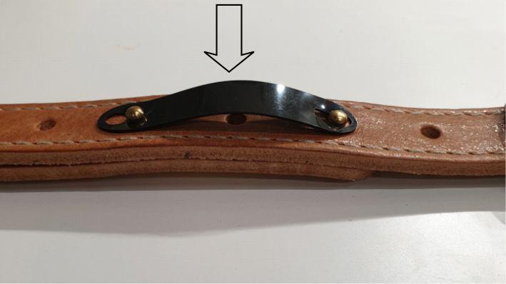 From a guide for adjusting Pinegrove Leather straps