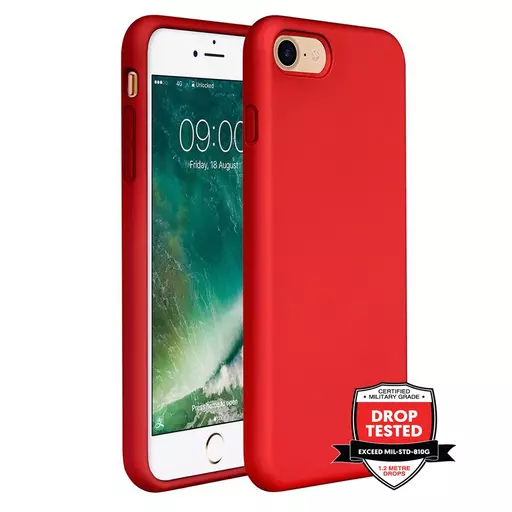 Silicone for iPhone SE/8/7 - Red