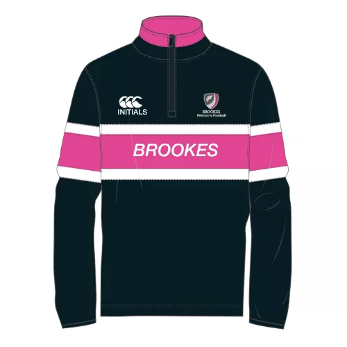 PRE-ORDER Oxford Brookes University Women's Football Unisex Retro 1/4 Zip Fleece