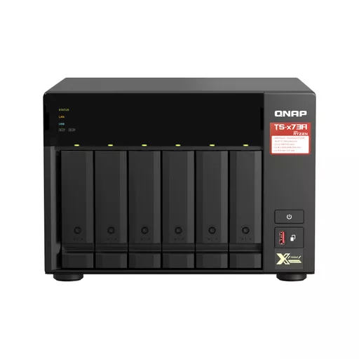 QNAP TS-673A NAS Tower Ethernet LAN Black V1500B