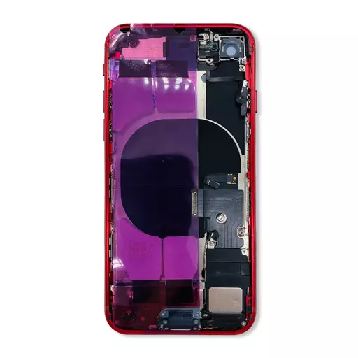Back Housing With Internal Parts (RECLAIMED) (Grade C) (Red) (No CE Mark) - For iPhone 8