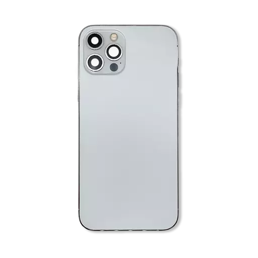Back Housing With Internal Parts (Silver) (No Logo) - For iPhone 12 Pro