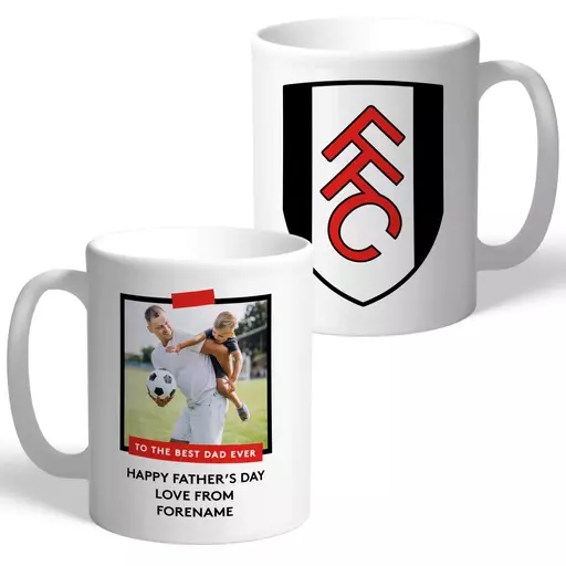 Fulham FC Best Dad Ever Photo Upload Mug