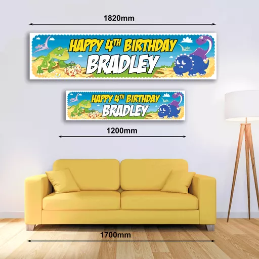 Personalised Banner - Dinosaur