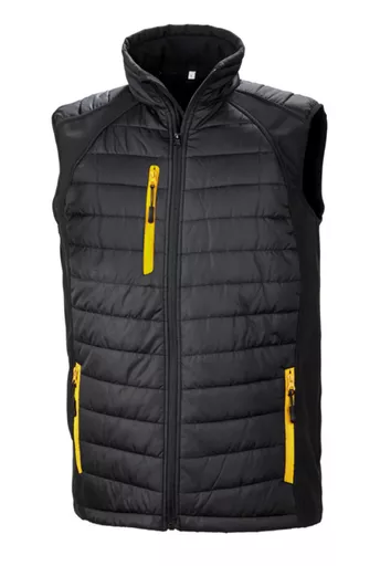 Black Compass Pad Softshell Gilet