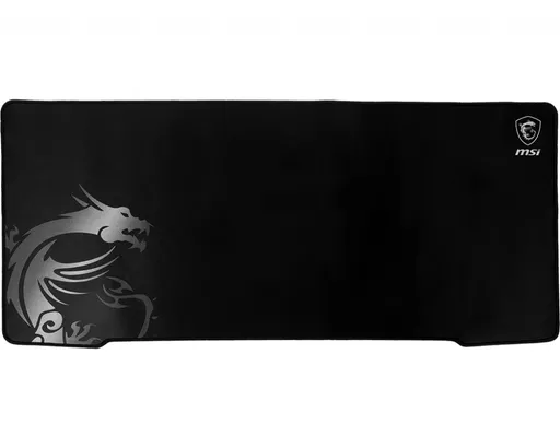 MSI AGILITY GD70 Pro Gaming Mousepad '900mm x 400mm, Pro Gamer Silk Surface, Iconic Dragon Design, Anti-slip and shock-absorbing rubber base, Reinforced stitched edges'