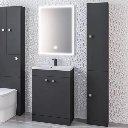 Oslo 30cm tall cupboard Matt Anthracite