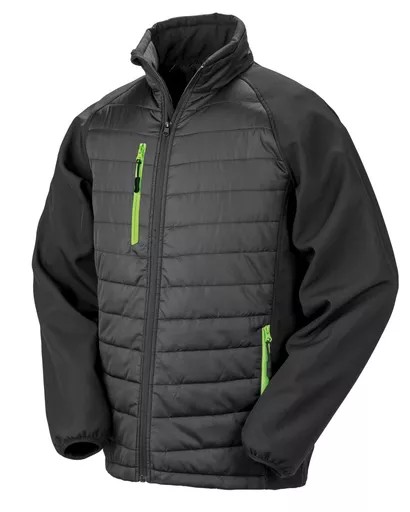 Black Compass Padded Softshell Jacket
