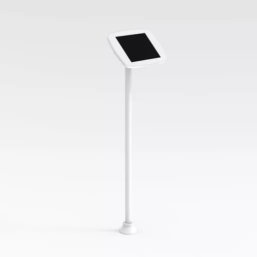 Bouncepad Floorstanding Slim with USB Cable | Samsung Galaxy Tab A8 10.5 (2021) | White | Exposed Front Camera and Home Button