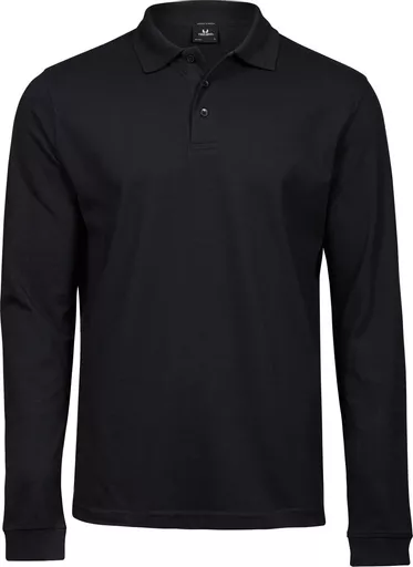 Men's Luxury Stretch Long Sleeve Polo