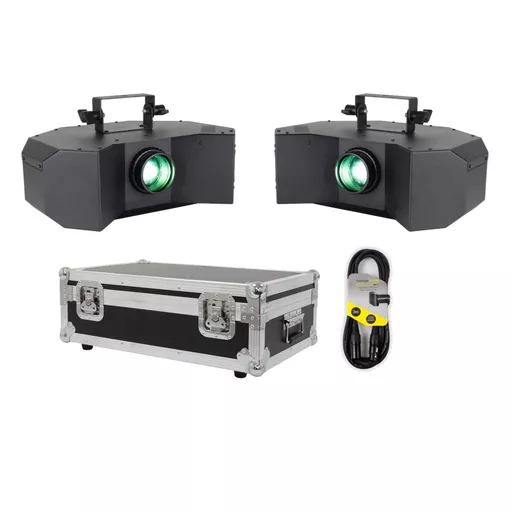Equinox Helix Twin Pack & Flight Case Bundle