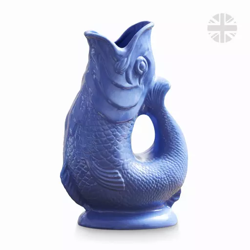 The Wade Fish Jug in Sea Blue 0.6 Litre