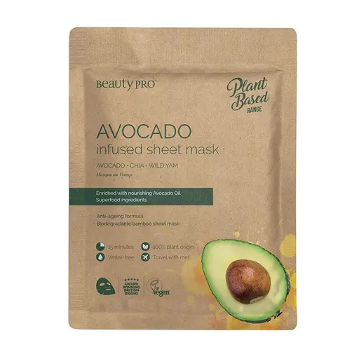 BeautyPro Plant Based AVOCADO INFUSED Sheet Mask 25ml