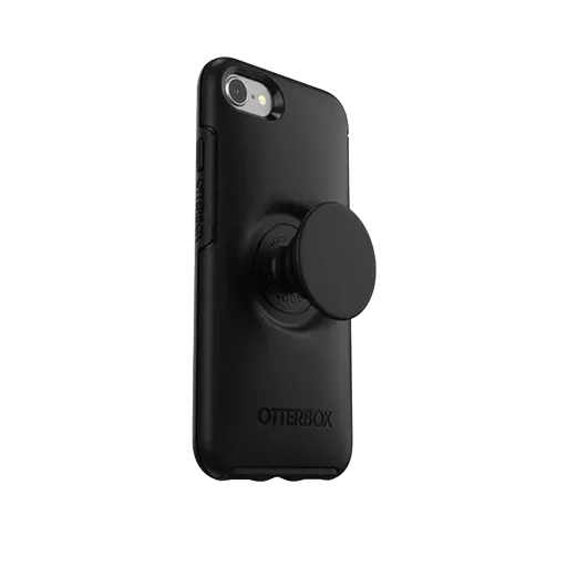 Otterbox+Popsockets - Symmetry for iPhone SE/8/7 - Black