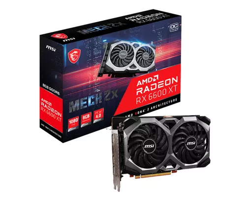 MSI MECH Radeon RX 6600 XT 2X 8G OCV1 AMD 8 GB GDDR6