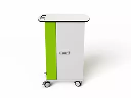 zioxi_carry_basket_charging_trolley_16_ipad_tablets_code_lock_door_closed.webp