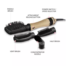 Carmen ceramic straightening clearance brush