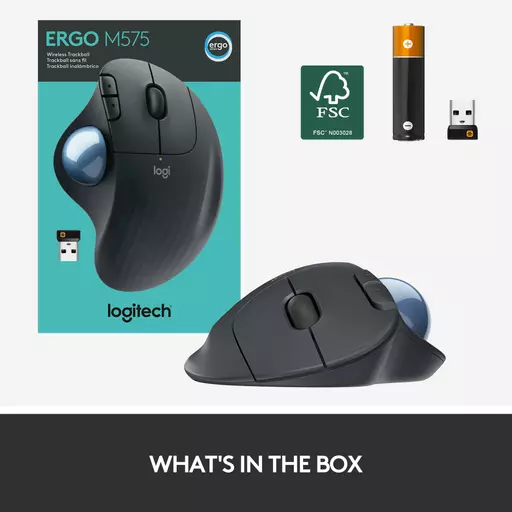 Logitech ERGO M575 Wireless Trackball Mouse