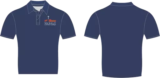 MACKILLOP STAFF POLO - NAVY