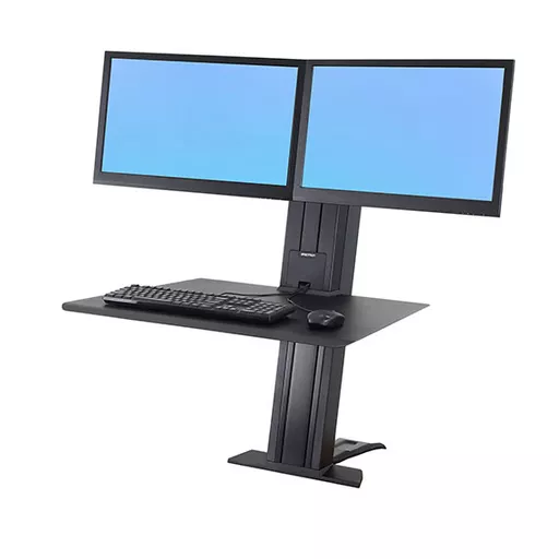 Ergotron WorkFit SR 61 cm (24") Black Desk