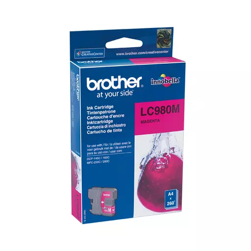 Brother LC-980M Ink cartridge magenta, 260 pages ISO/IEC 24711 5,5ml for Brother DCP 145 C