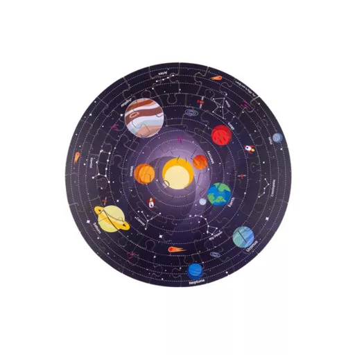 Solar System Circular Floor Puzzle