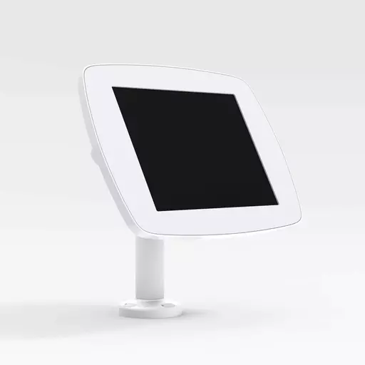 Bouncepad Swivel 60 | Samsung Galaxy Tab E 9.6 (2015) | White | Covered Front Camera and Home Button |