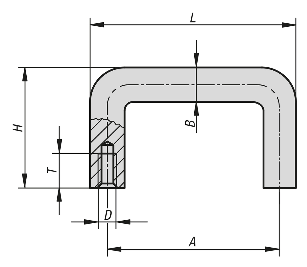 Recessed Handle.