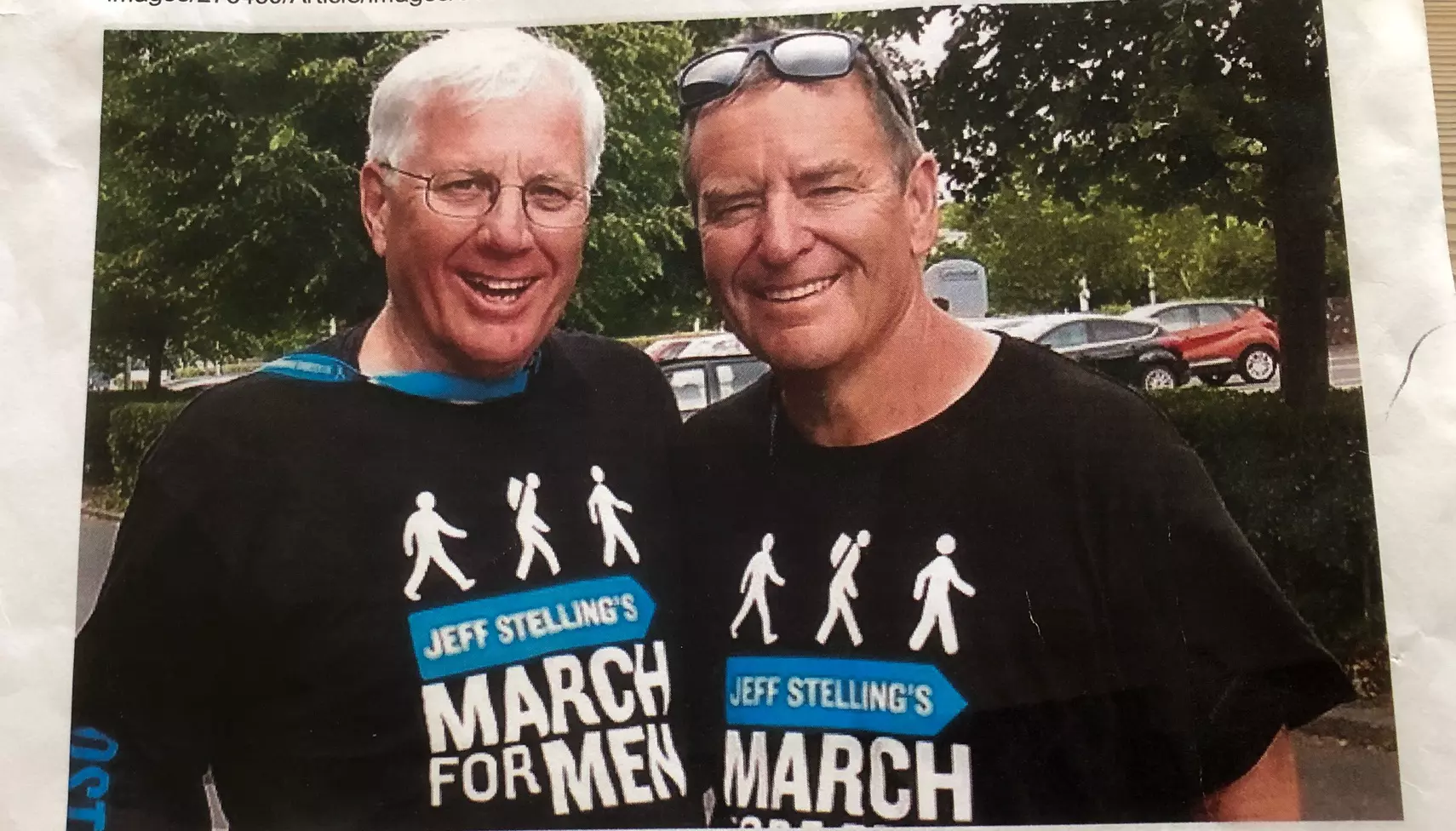 Ron Hedley on the march again for prostate cancer