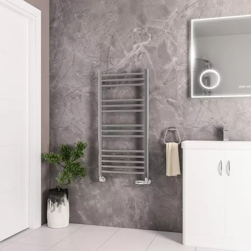 Wendover Straight Stainless Steel Multirail 1000 x 500 Mirror Polished