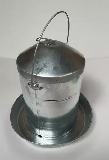12 litre galvanised bung drinker