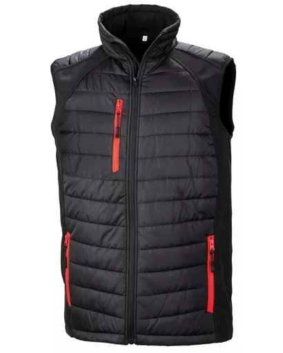 Black Compass Pad Softshell Gilet