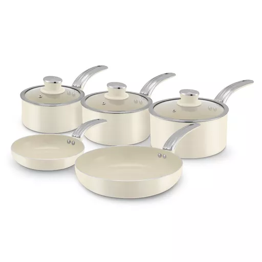 Swan Retro 5 Piece Cookware Set