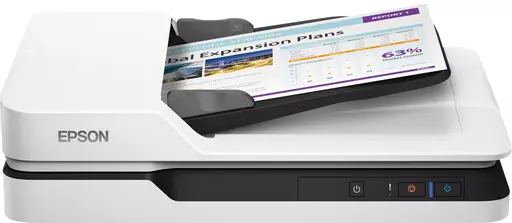 Epson WorkForce DS-1630 Flatbed & ADF scanner 1200 x 1200 DPI A4 Black, White