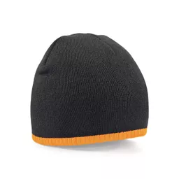 Two-Tone Pull On Beanie