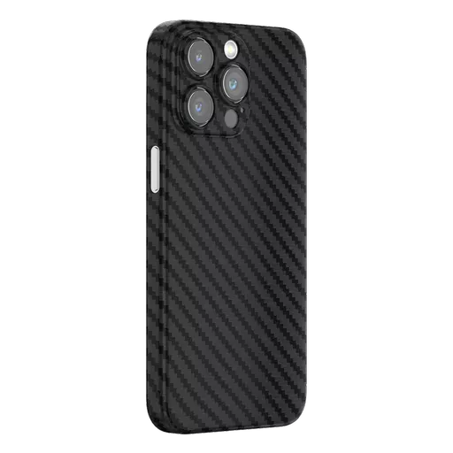 Devia - Ultra-Thin Case for iPhone 15 - Black Carbon Fibre