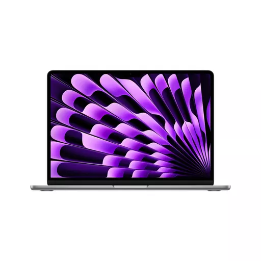 Apple MacBook Air 13", Space Grey, M3 chip with 8‑core CPU, 10‑core GPU, 16‑core Neural Engine, 16GB unified memory, 512GB SSD Storage, Backlit Magic Keyboard with Touch ID - British, 70W USB-C Power Adapter, UK Power Supply