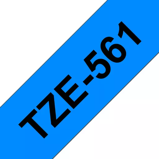 Brother TZE-561 DirectLabel black on blue Laminat 36mm x 8m for Brother P-Touch TZ 3.5-36mm/HSE/6-36mm