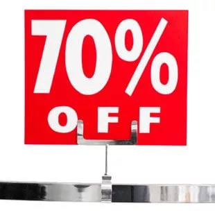 Clothes Rail Signage