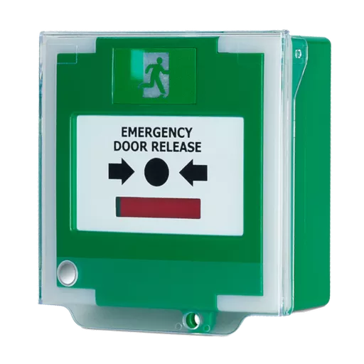 ASEC Resettable Illuminated Triple Pole Call Point With Cover, Timer & Sounder